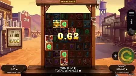 Smoking Pistols slot screenshot 5