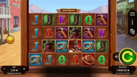 Smoking Pistols slot screenshot 1