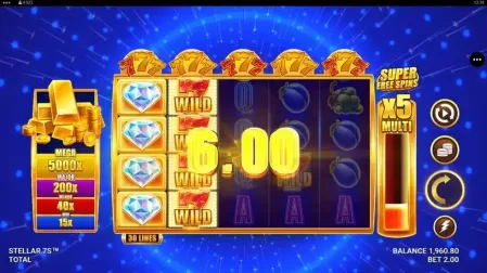 Stellar 7s slot screenshot 4