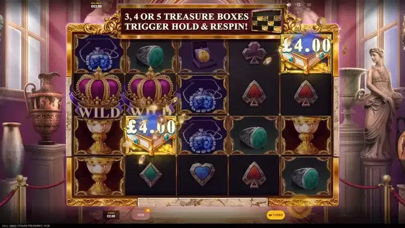Stolen Treasures slot screenshot 5