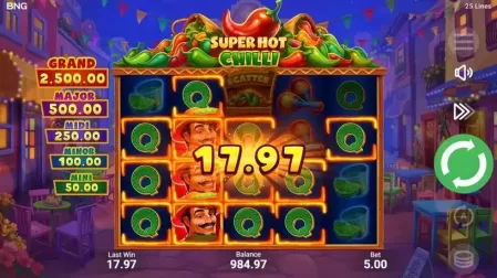 Super Hot Chilli slot screenshot 2