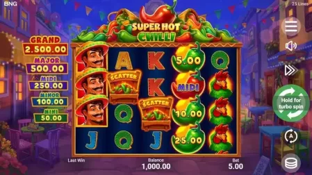Super Hot Chilli slot screenshot 1