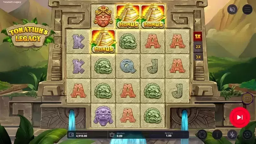 Tonatiuh's Legacy slot screenshot 2