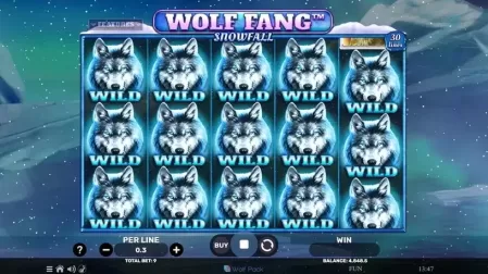Wolf Fang Snowfall slot screenshot 5