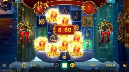 Wonders of Christmas slot screenshot 2