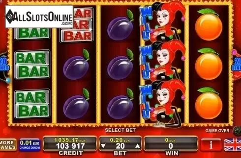 Reel Screen. 20 Charming Joker from EGT