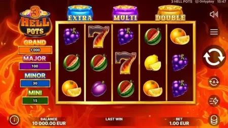 3 Hell Pots slot screenshot 1