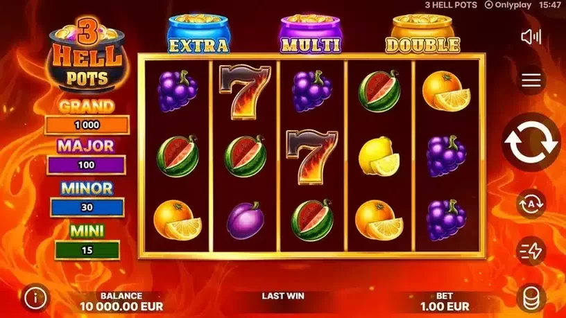 3 Hell Pots slot screenshot 1