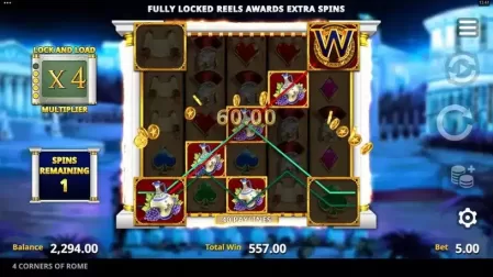 4 Corners Of Rome slot screenshot 6