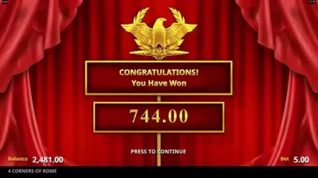 4 Corners Of Rome slot screenshot 7