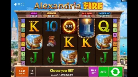 Alexandria Fire slot screenshot 1