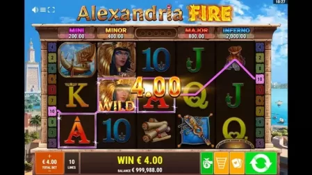 Alexandria Fire slot screenshot 2