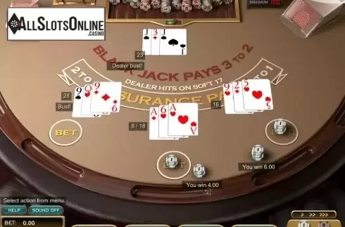 Game Screen 4. American Blackjack (Nucleus Gaming) from Nucleus Gaming