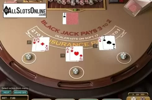 Game Screen 2. American Blackjack (Nucleus Gaming) from Nucleus Gaming