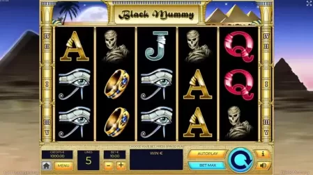 Black Mummy slot screenshot 1
