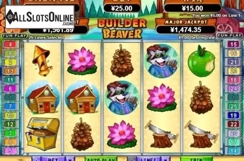 Win Screen. Builder Beaver from RTG