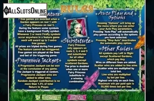 Features. Enchanted Garden from RTG