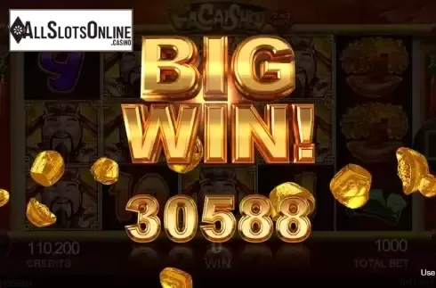 Big Win screen