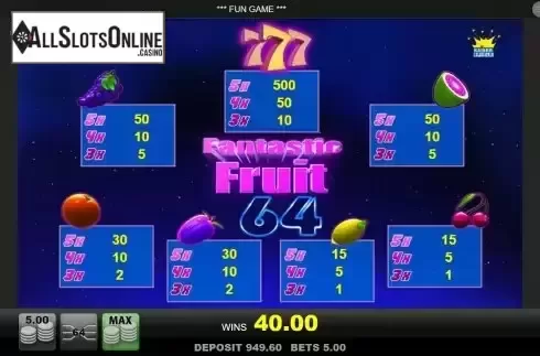 Paytable