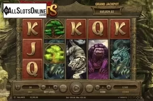 Main game. Four Divine Beasts from Habanero