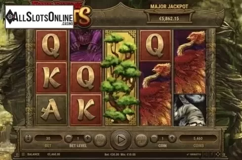 Screen3. Four Divine Beasts from Habanero