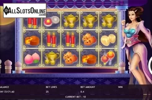 Reels screen. Full Moon Festival from Triple Profits Games
