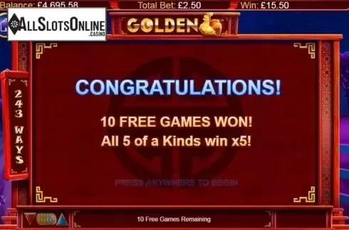 Screen 6. Golden from NextGen
