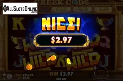 Nice Win. Greek Gods (Pragmatic Play) from Pragmatic Play