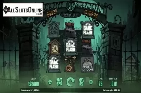 Game Flash win screen. Haunted House (Magnet) from Magnet Gaming