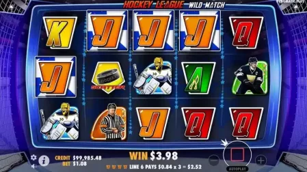 Hockey League Wild Match slot screenshot 4