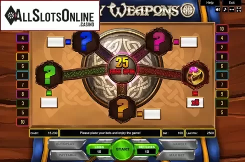 Bonus Game. Holy Weapons from Platin Gaming
