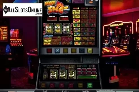 Screen2. Hot Shot (Green Tube) from Greentube