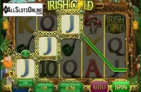 Win screen. Irish Gold (Blueprint) from Blueprint
