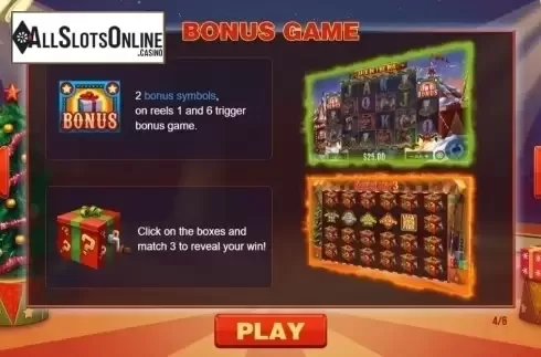 Bonus Game 1. Jack in the Box Christmas Edition from Pariplay