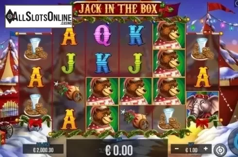 Reel Screen. Jack in the Box Christmas Edition from Pariplay