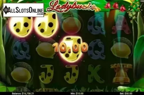 Win screen. Ladybucks from Mobilots