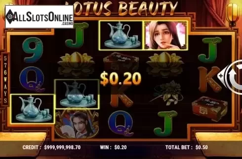 Screen3. Lotus Beauty from Slot Factory