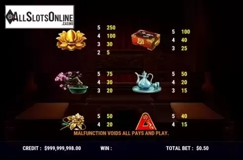 Screen7. Lotus Beauty from Slot Factory