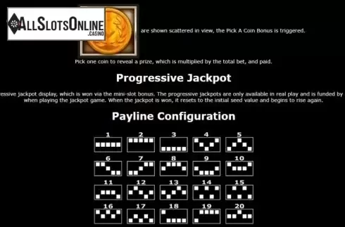 Paytable 4. Mega Pots Mega-X from OpenBet
