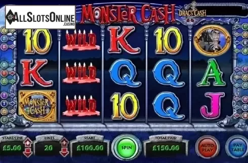 Screen6. Monster Cash from OpenBet