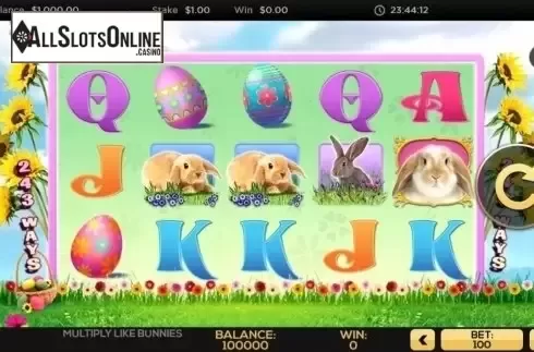 Reel Screen. Multiply Like Bunnies from High 5 Games