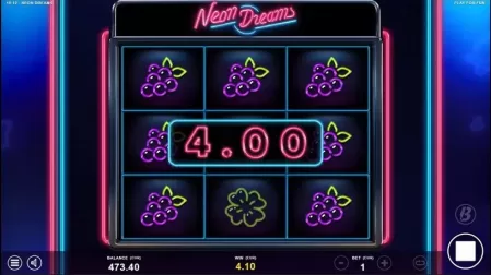 Neon Dreams slot screenshot 3