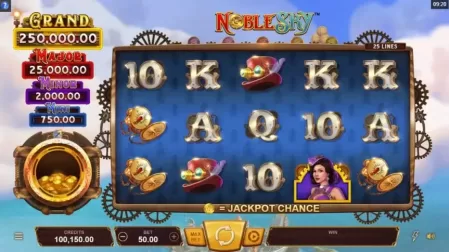 Noble Sky slot screenshot 1