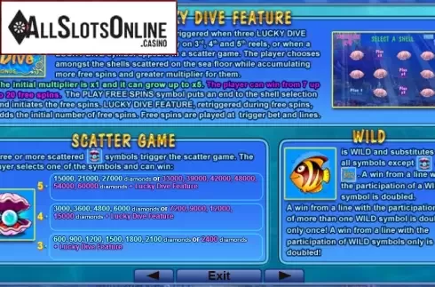 Screen3. Ocean Rush from EGT