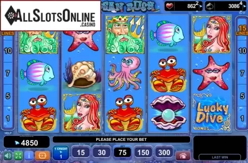 Screen7. Ocean Rush from EGT
