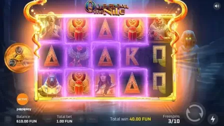 Queen of the Nile slot screenshot 5