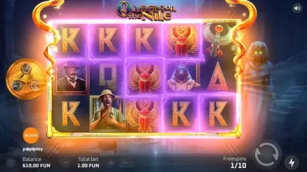 Queen of the Nile slot screenshot 4