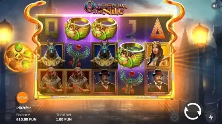 Queen of the Nile slot screenshot 2