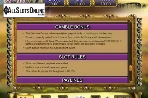 Gamble. Quest For The Grail from Eyecon
