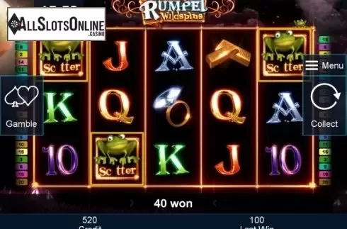 Scatter. Rumpel Wildspins from Greentube